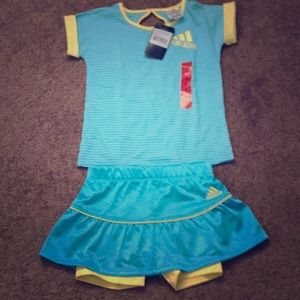 Adidas girls matching set